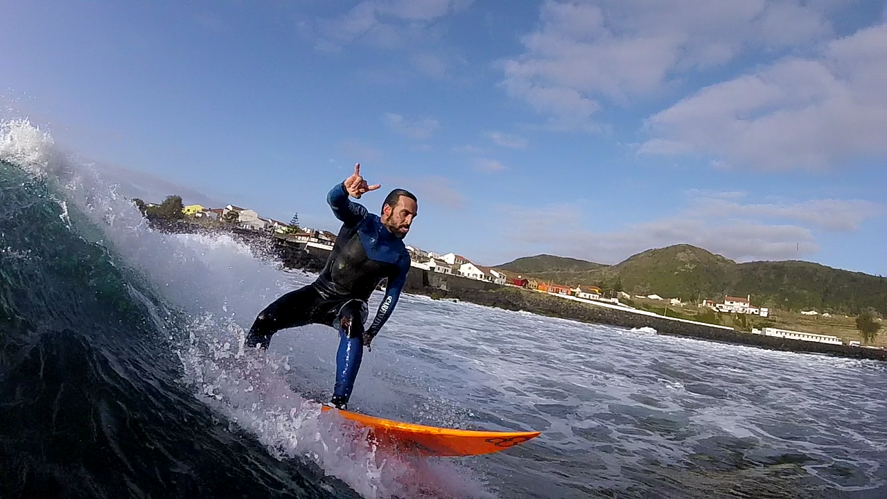 surfer aux açores