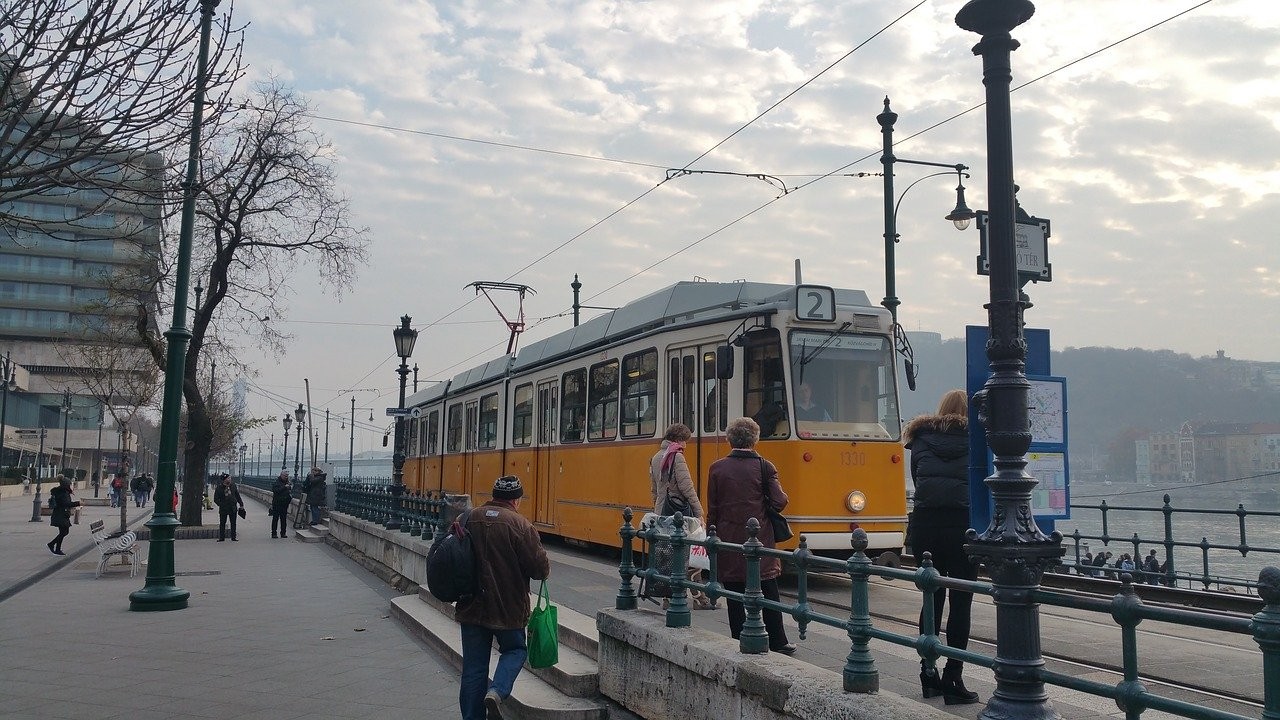 tramway à Budapest